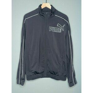 Puma Men's Medium Black Full-Zip Track Jacket